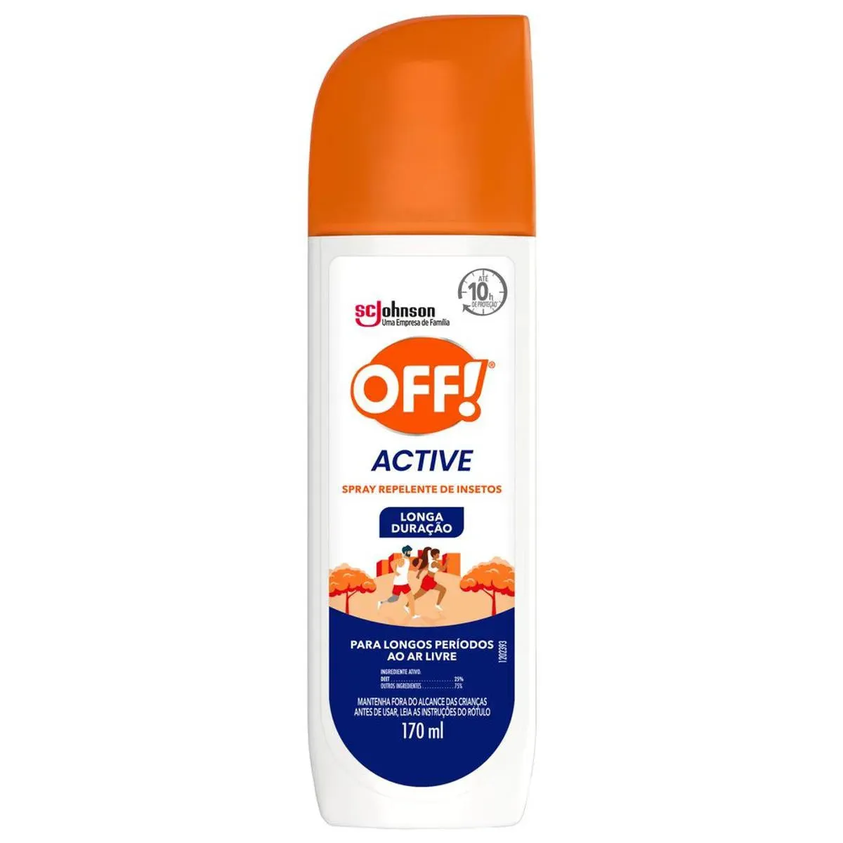 Repelente Off! Active Spray Deet 170ml
