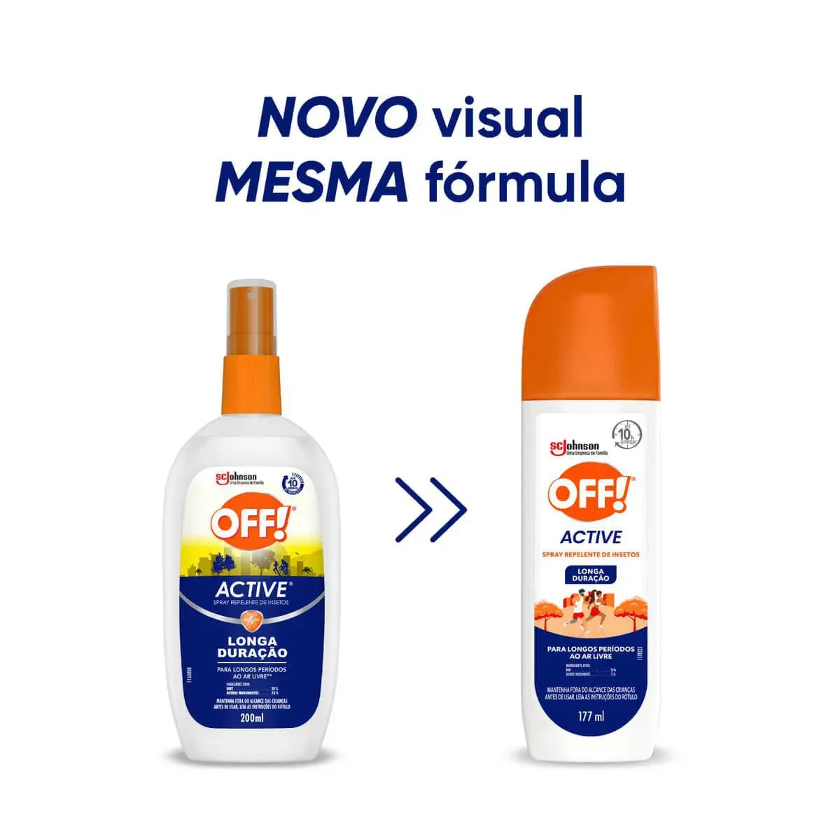 Repelente Off! Active Spray Deet 170ml