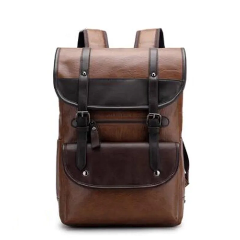 Retro 15.6inch Laptop Travel Backpack for Men