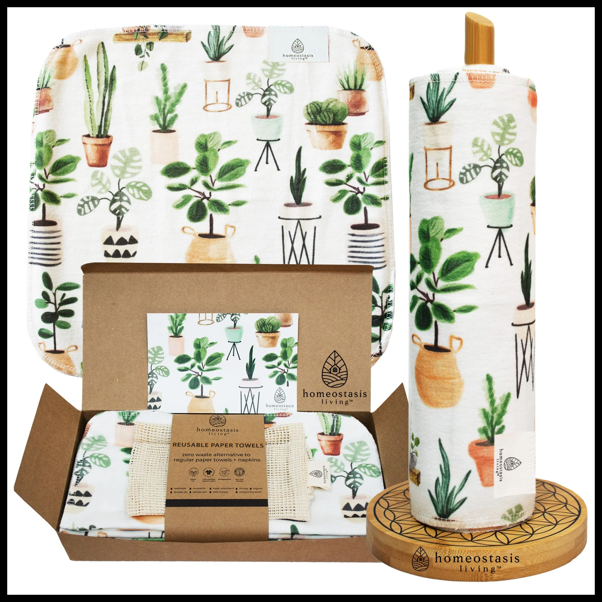 REusable Paper Towels (Plant Love)