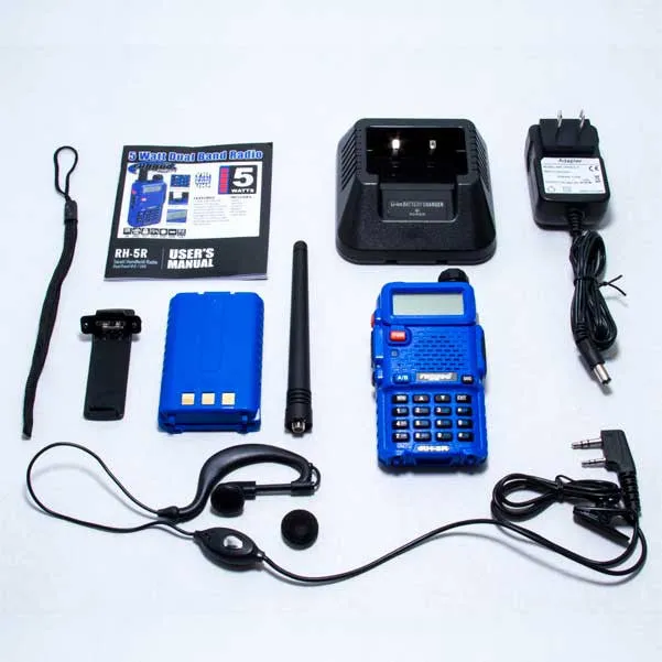 RH-5R Rugged Radios 5-Watt Dual Band (UHF/VHF) Handheld Radio (FACTORY NEW)