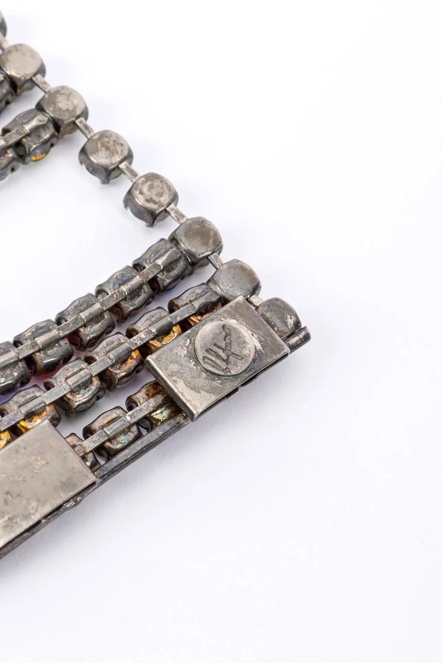 Rhinestone Frame Bracelet