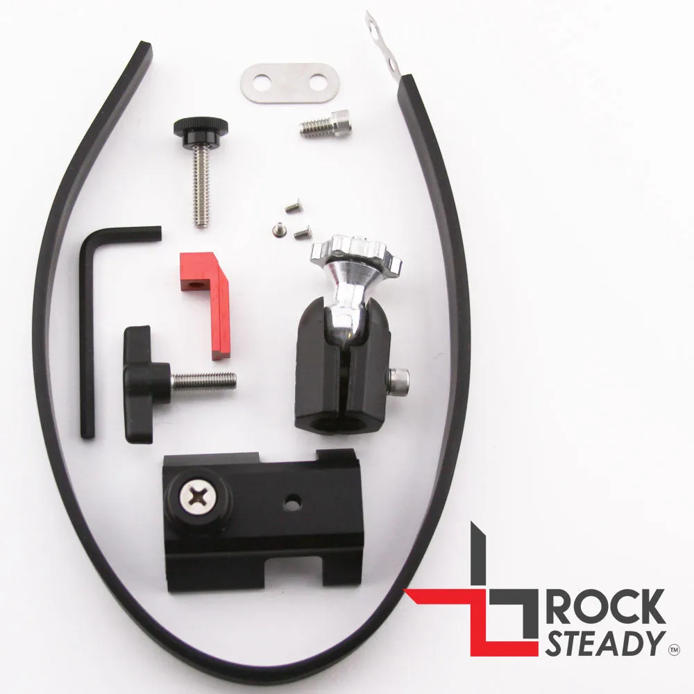 Rock Steady Strut/Skid Standard Threaded Ball Mount & Steel Strap
