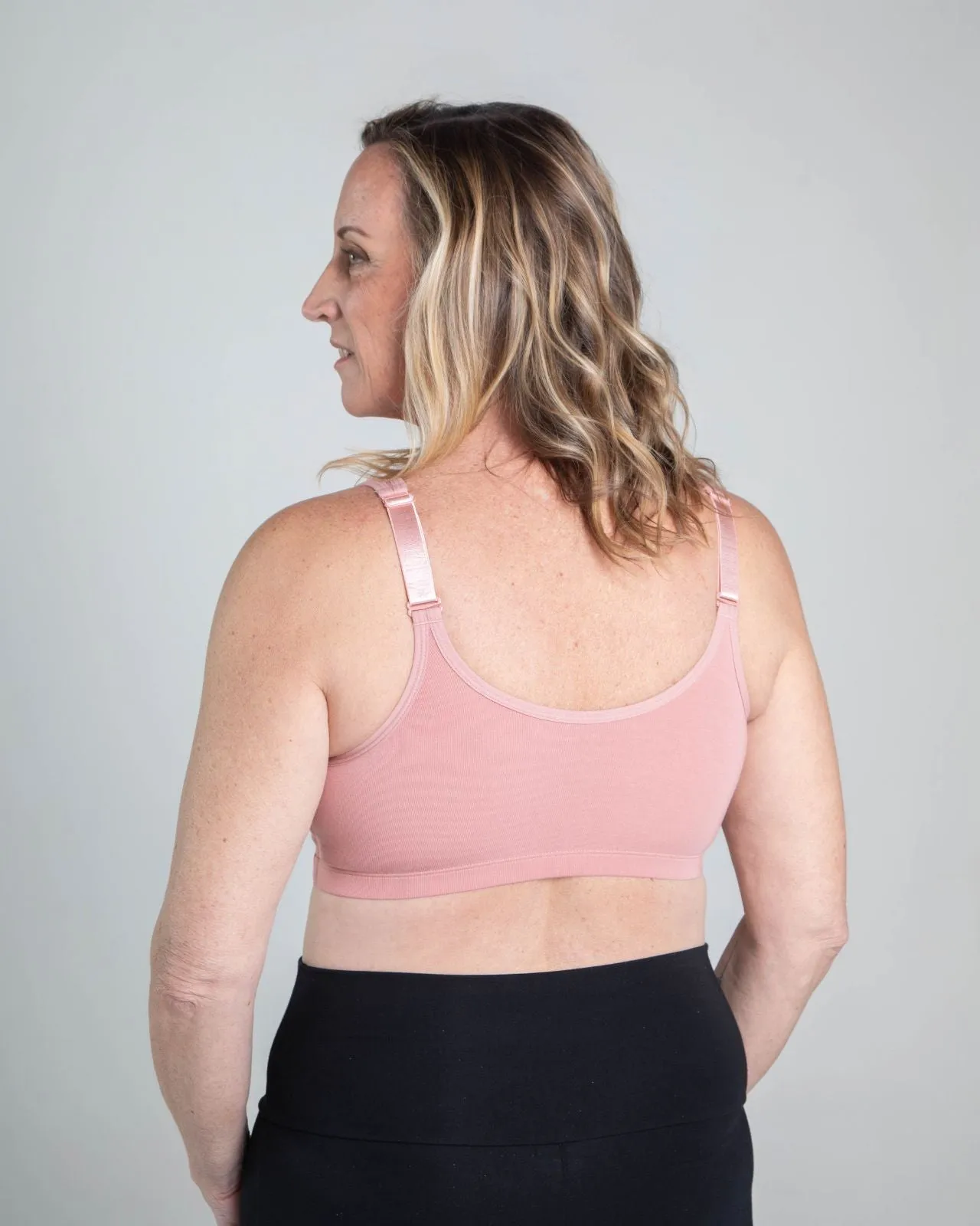Rora Pocketed Front Closure Bra
