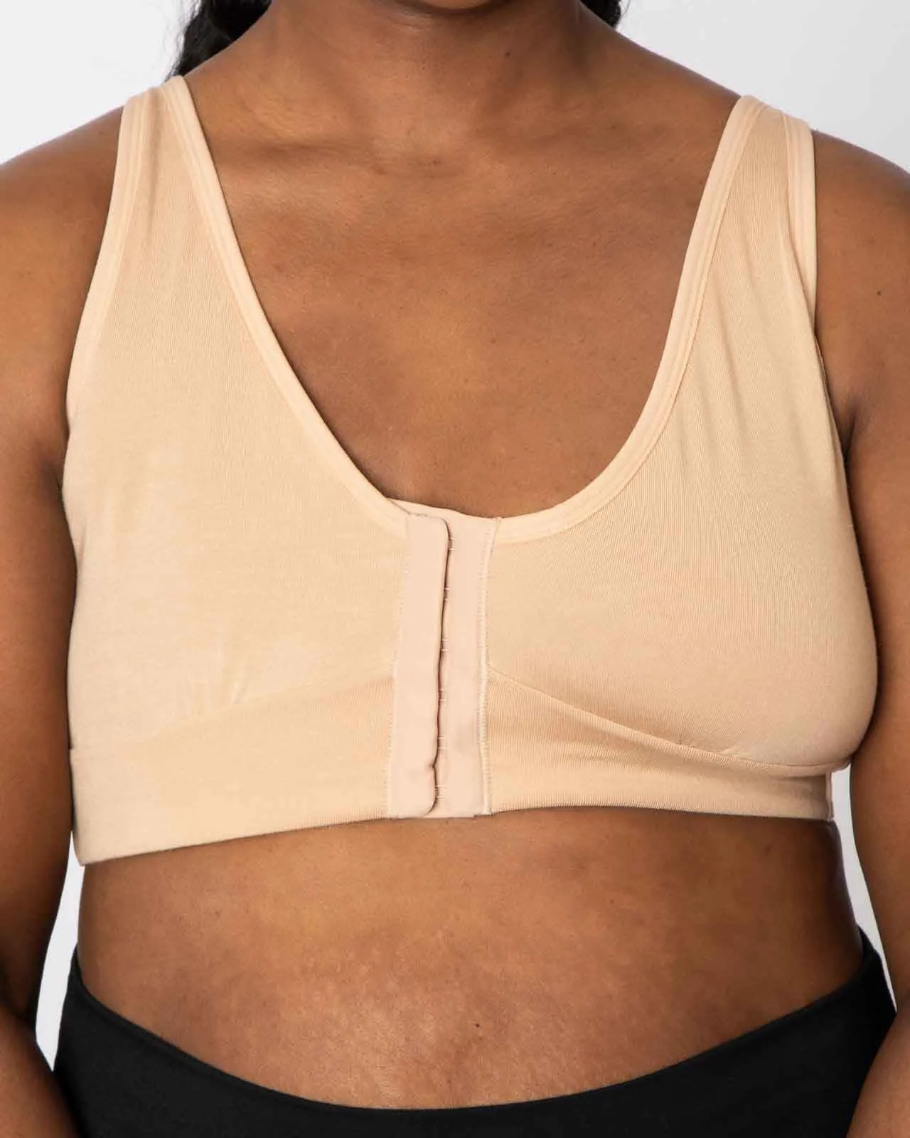 Rora Pocketed Front Closure Bra