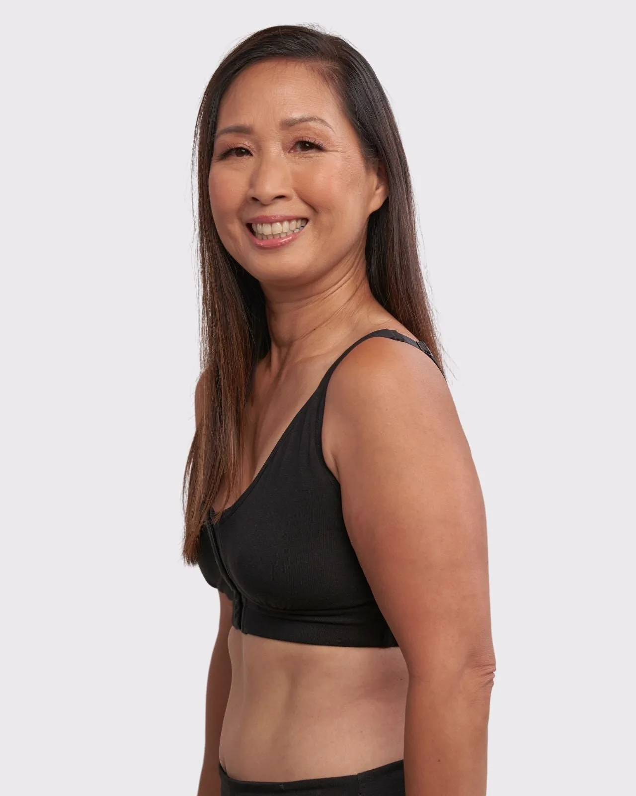 Rora Pocketed Front Closure Bra