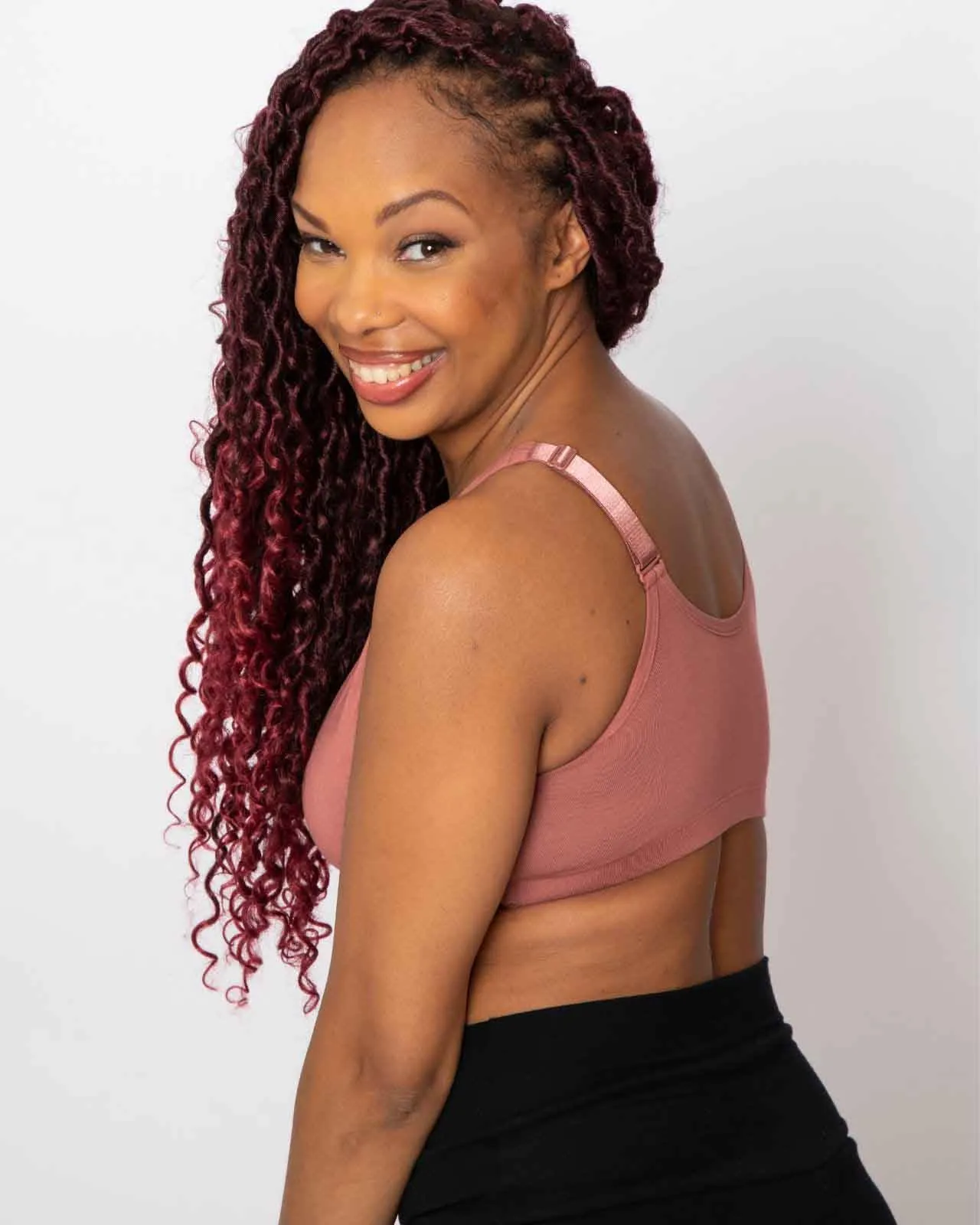 Rora Pocketed Front Closure Bra
