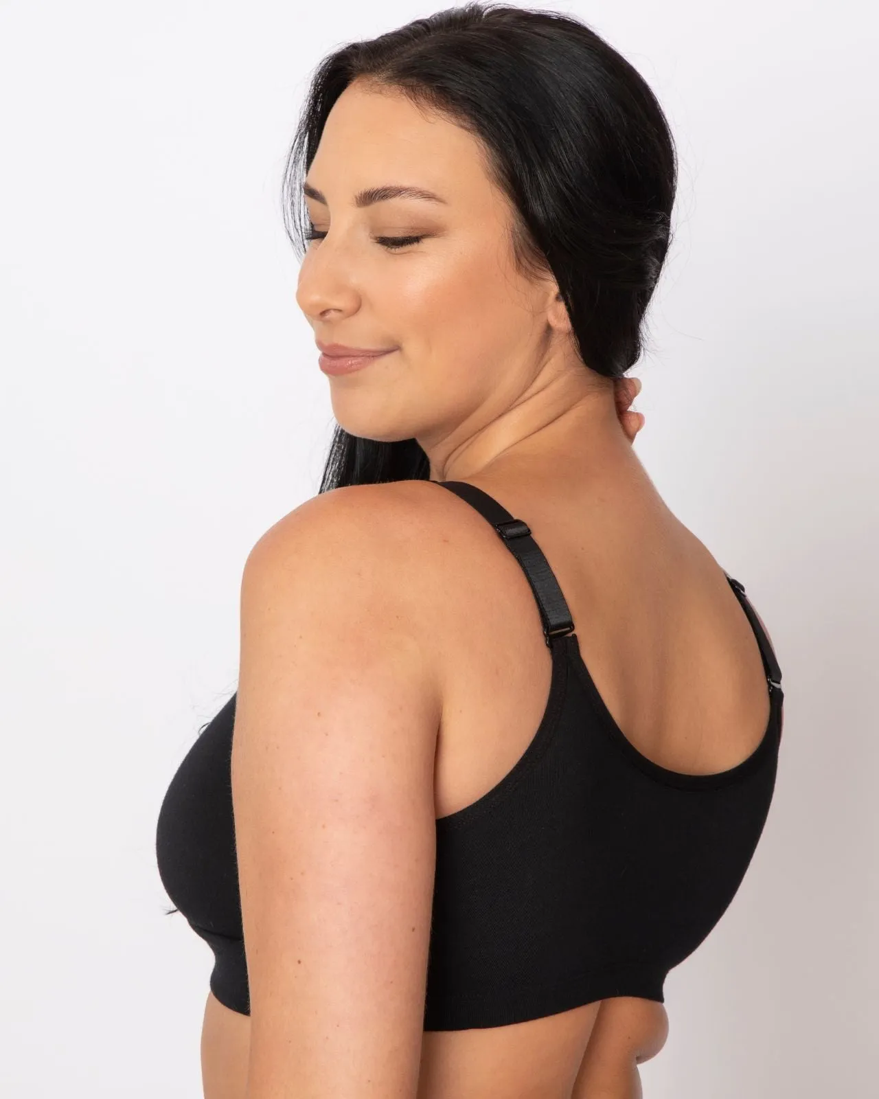 Rora Pocketed Front Closure Bra
