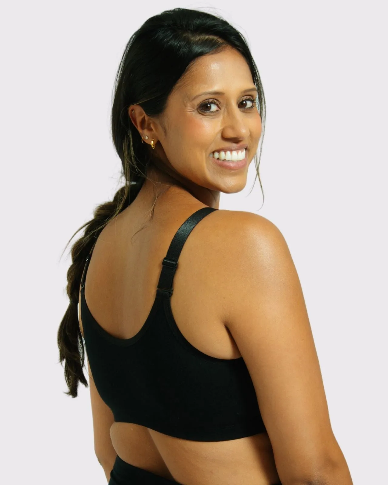 Rora Pocketed Front Closure Bra
