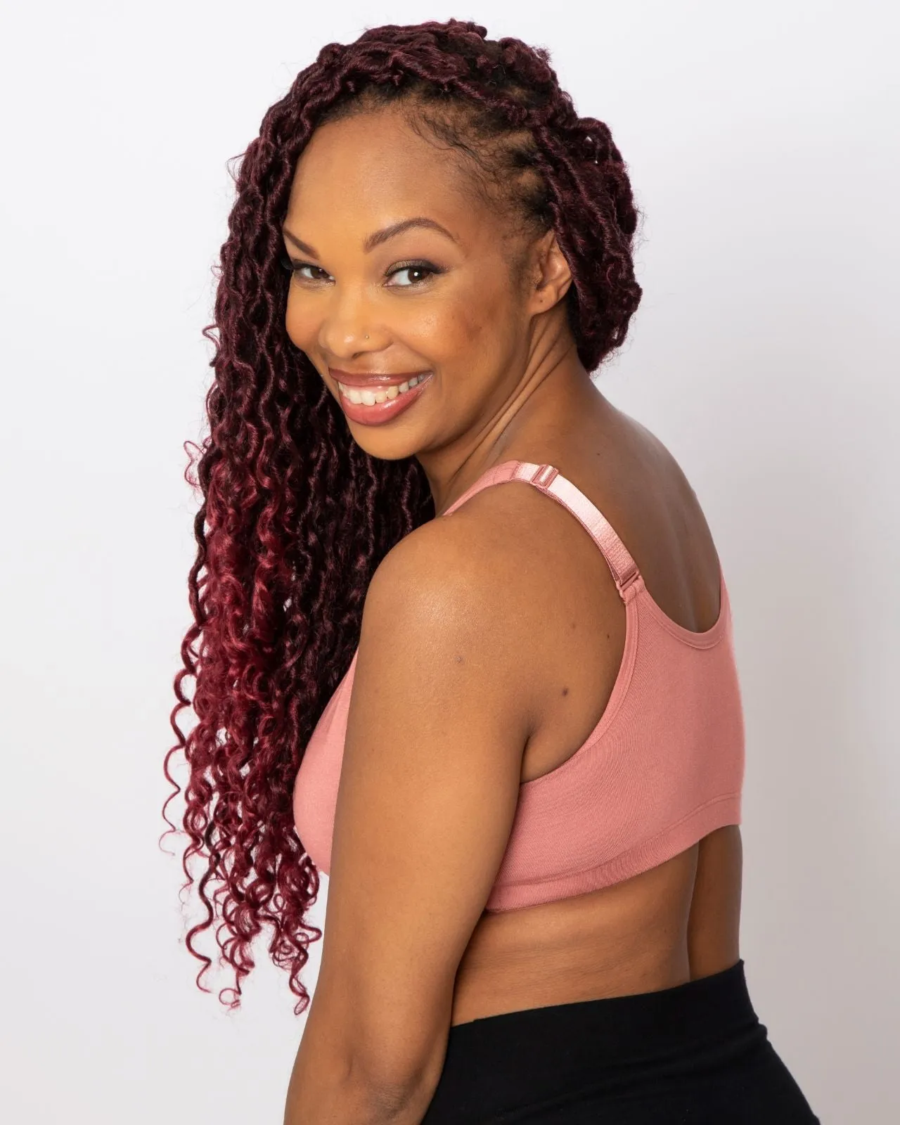 Rora Pocketed Front Closure Bra