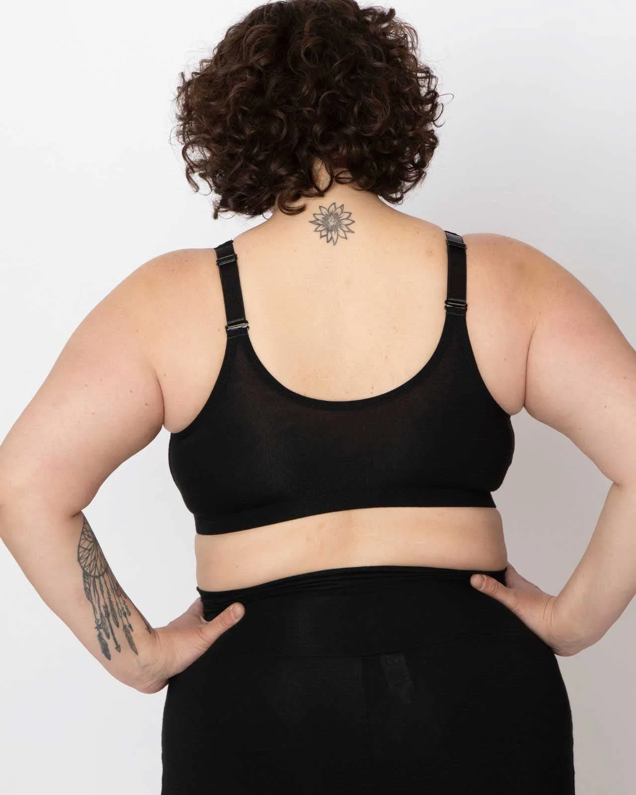 Rora Pocketed Front Closure Bra