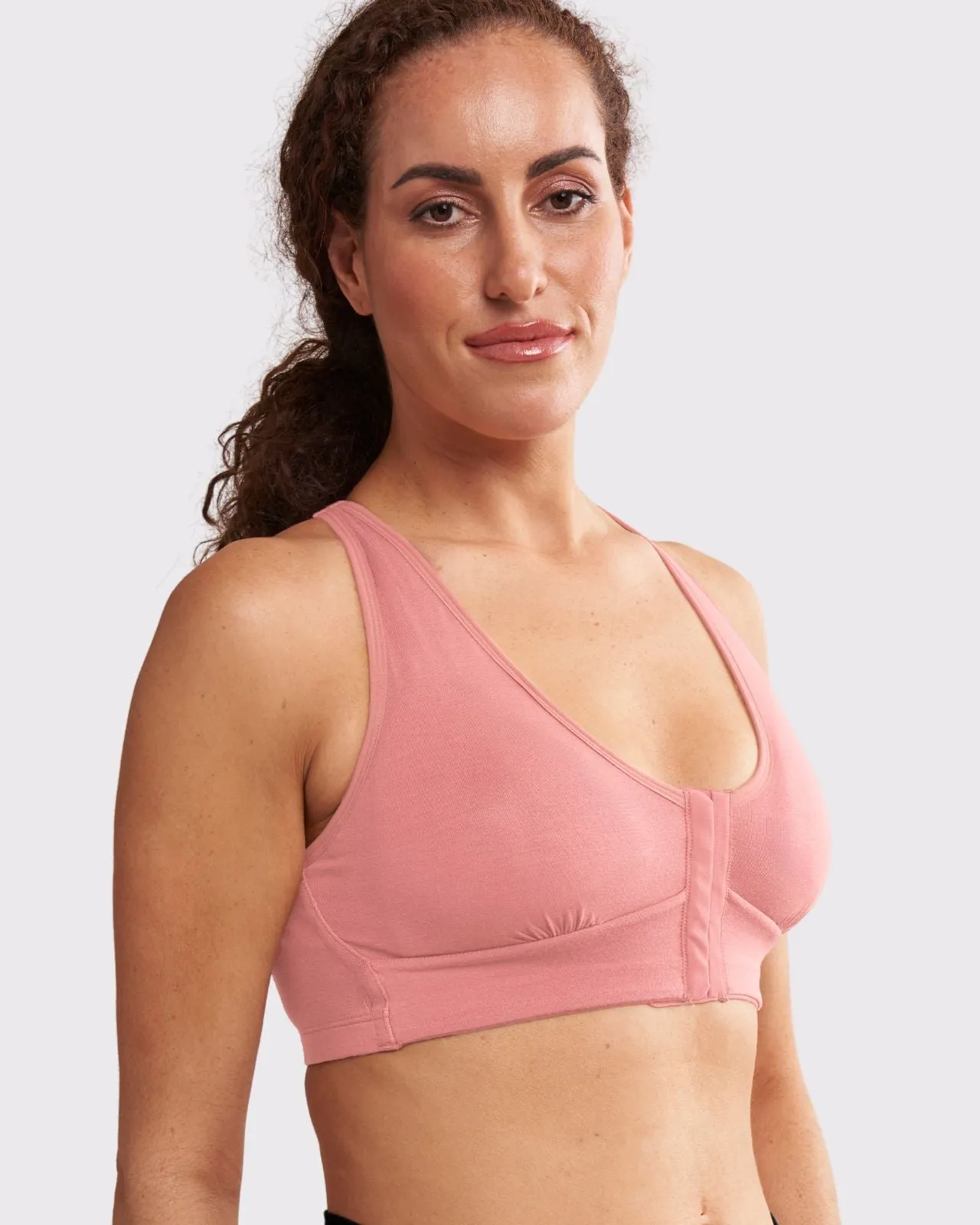 Rora Pocketed Front Closure Bra