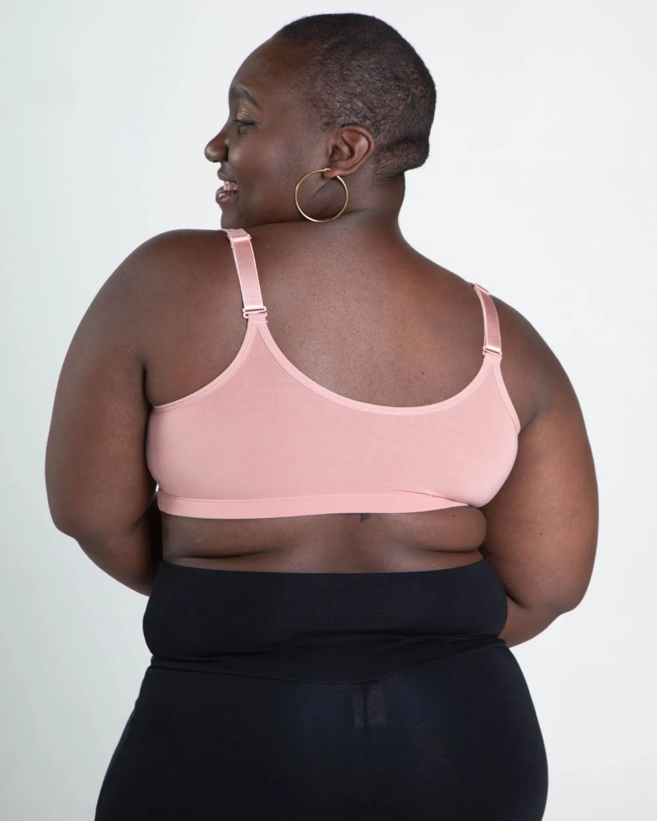 Rora Pocketed Front Closure Bra
