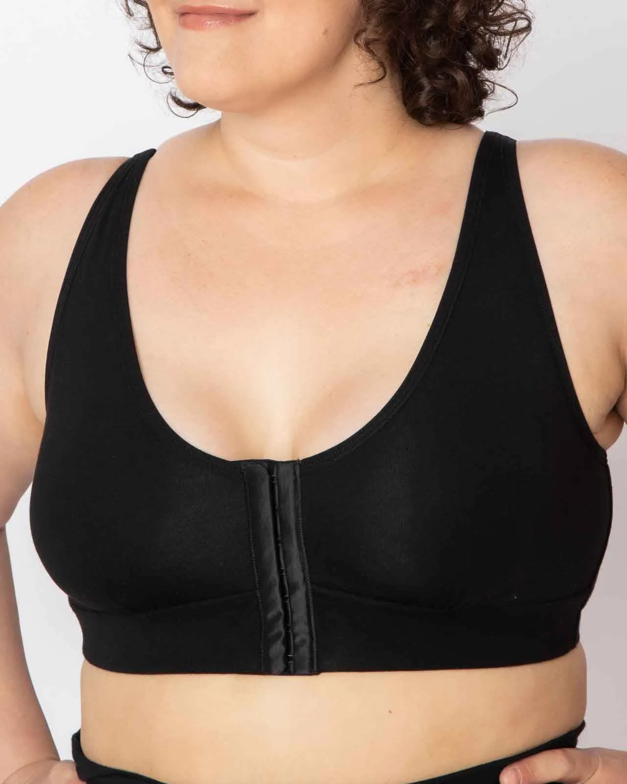 Rora Pocketed Front Closure Bra
