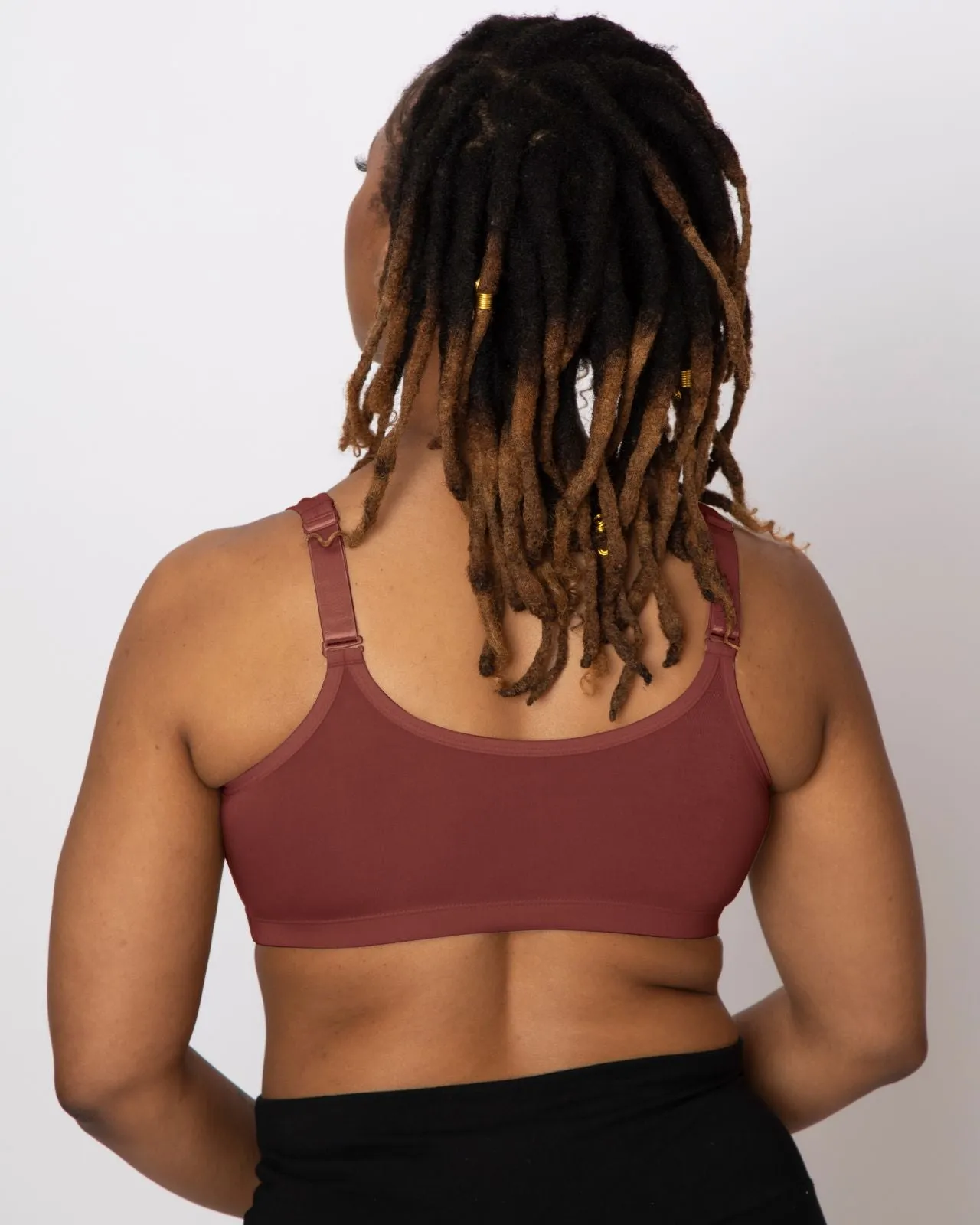 Rora Pocketed Front Closure Bra