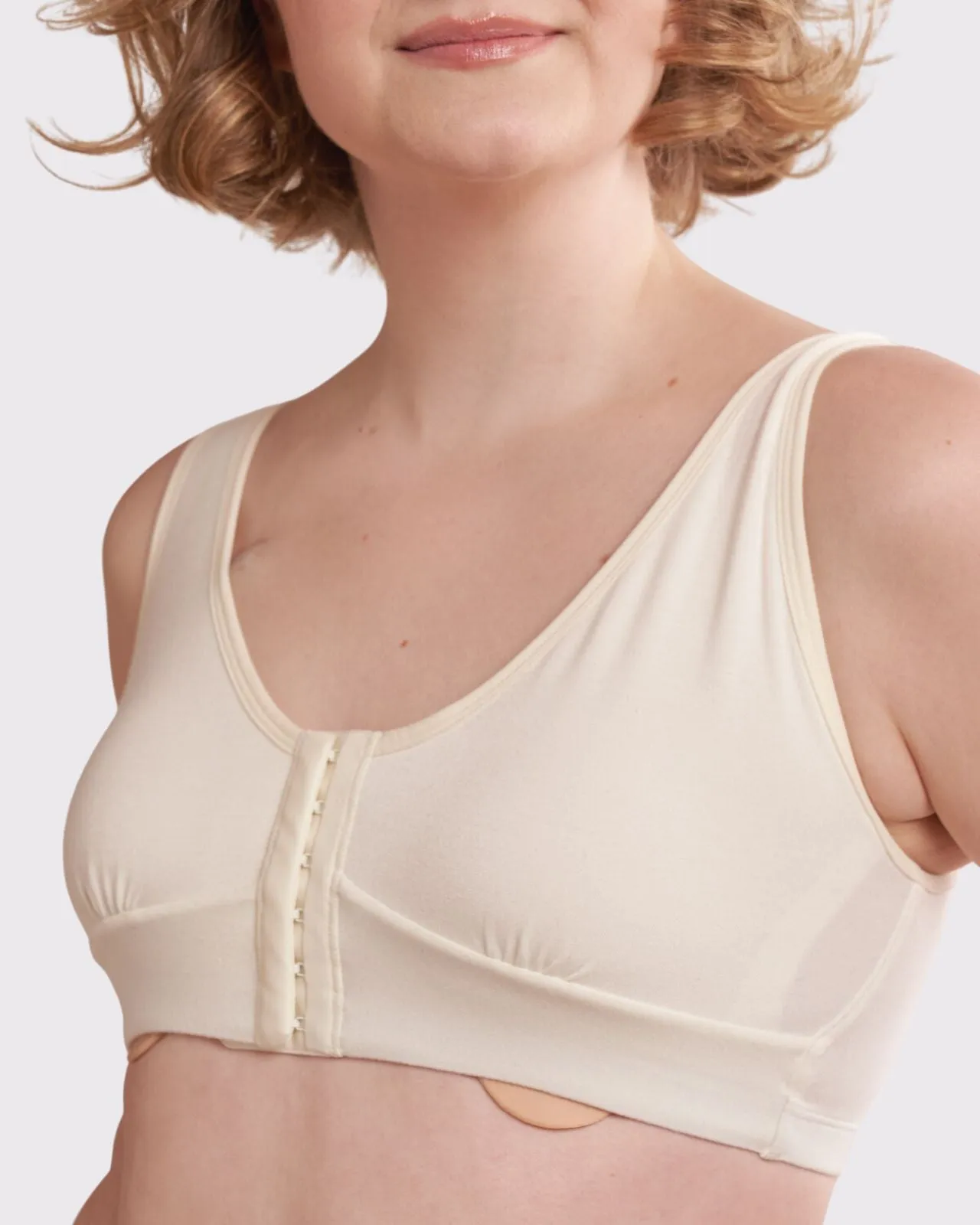 Rora Pocketed Front Closure Bra