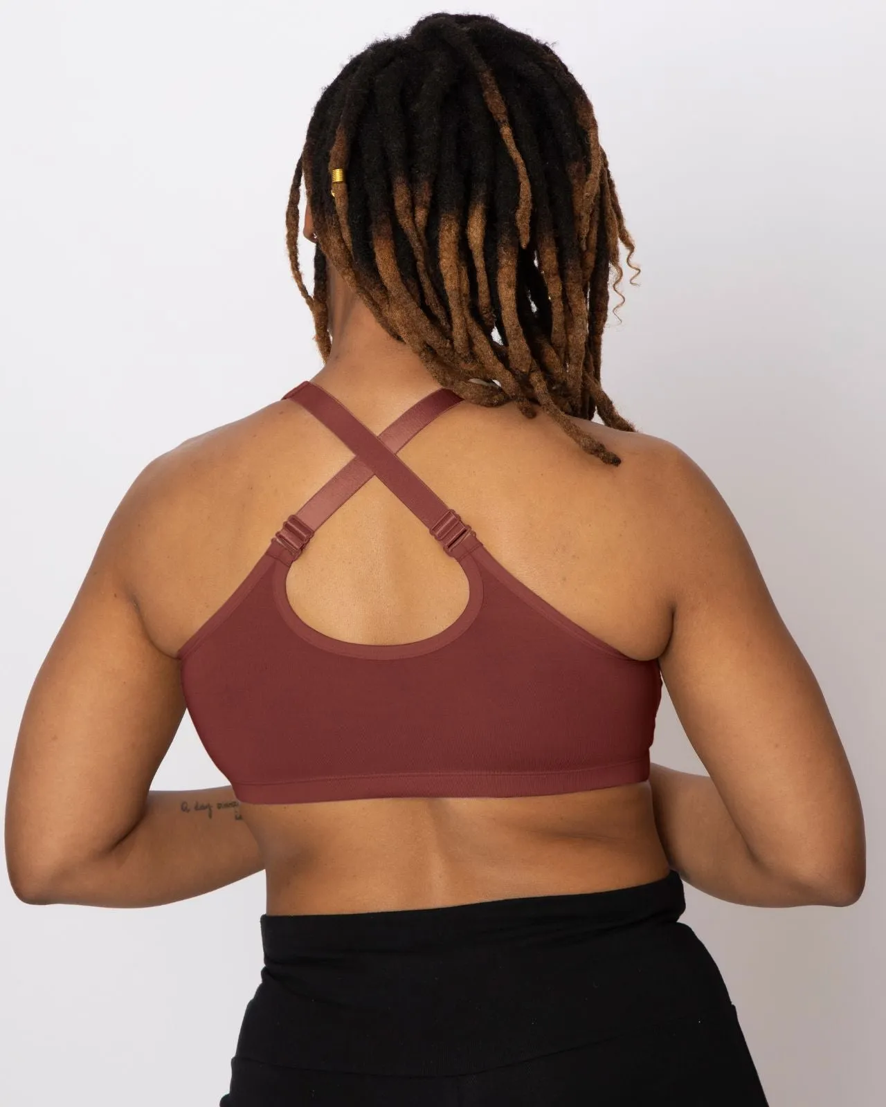 Rora Pocketed Front Closure Bra