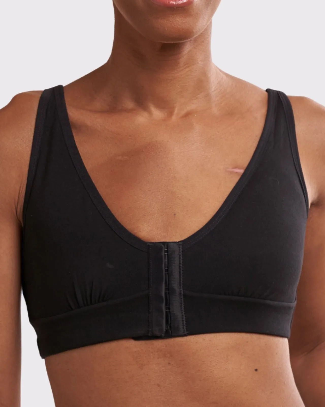 Rora Pocketed Front Closure Bra