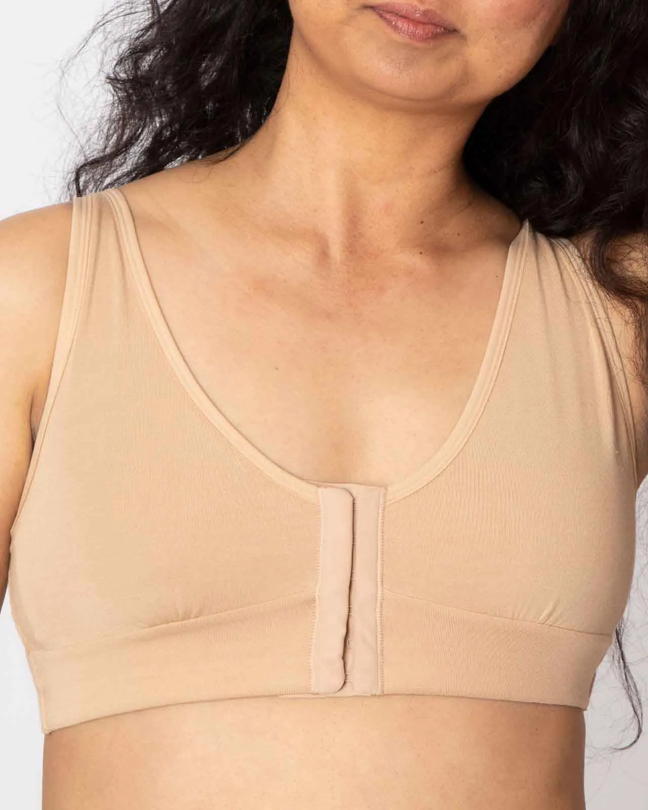 Rora Pocketed Front Closure Bra