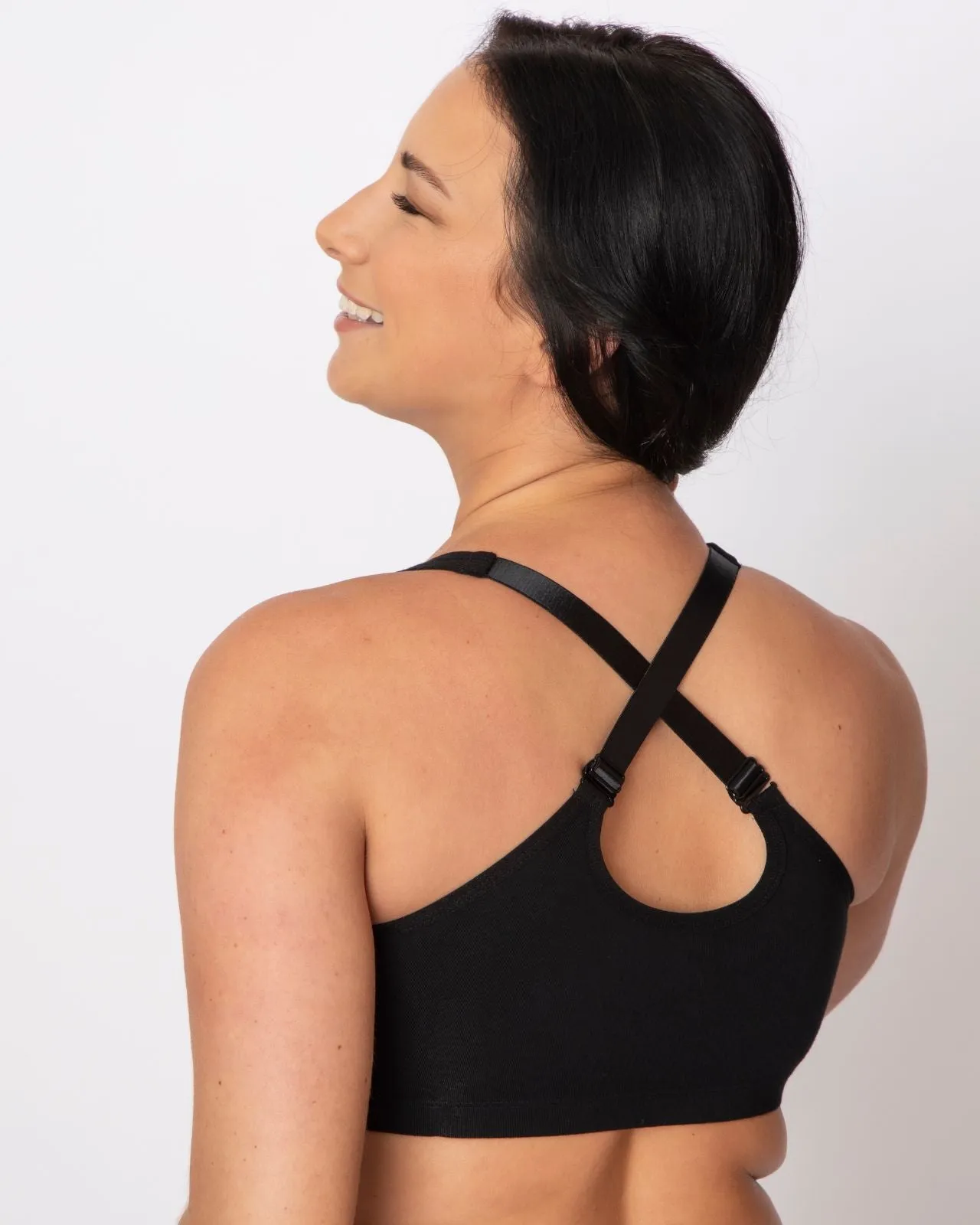 Rora Pocketed Front Closure Bra