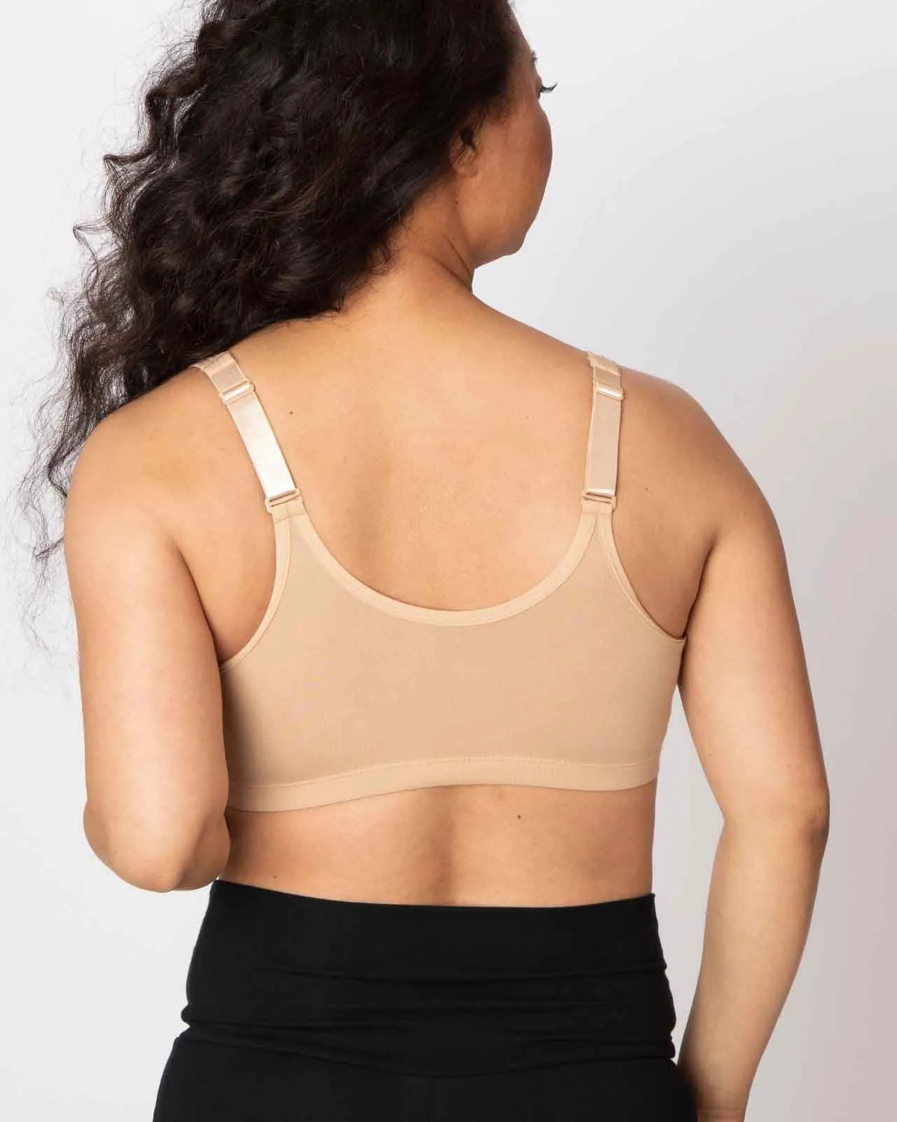 Rora Pocketed Front Closure Bra