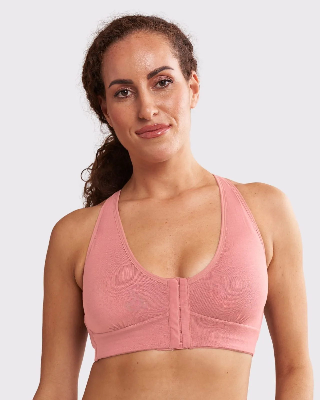 Rora Pocketed Front Closure Bra