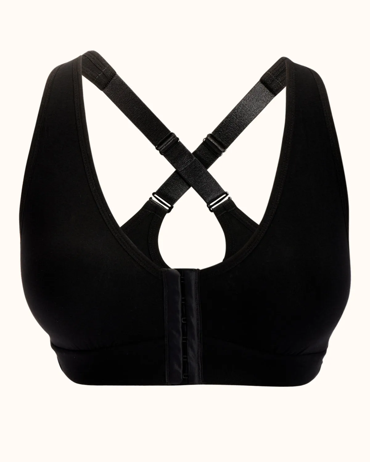 Rora Pocketed Front Closure Bra