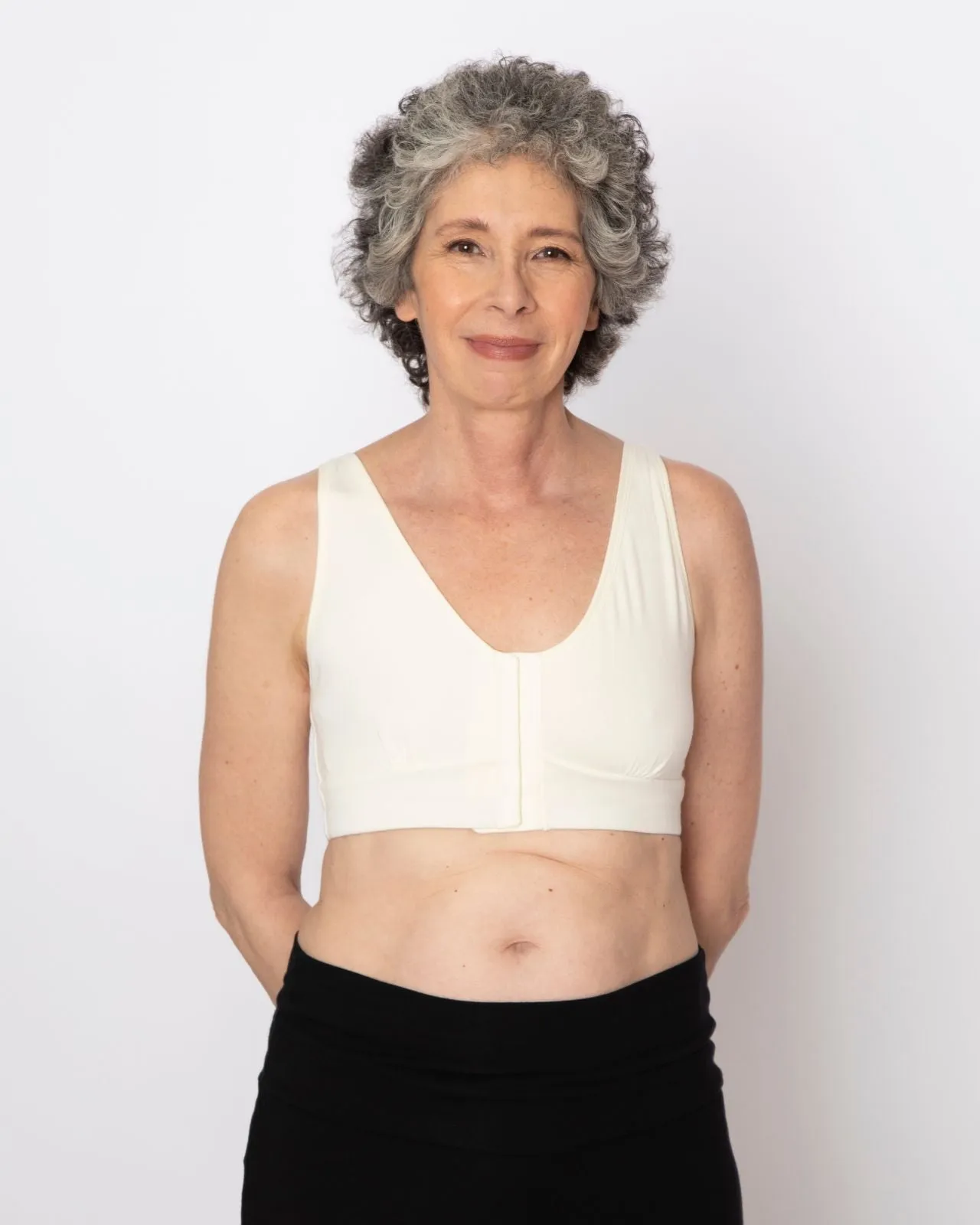 Rora Pocketed Front Closure Bra