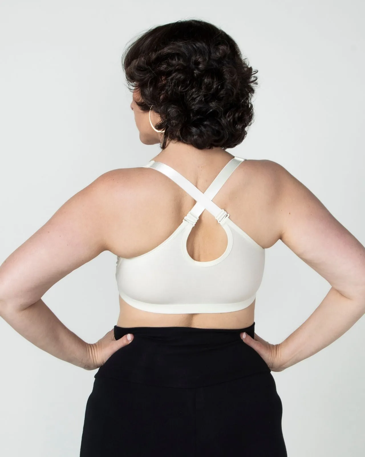 Rora Pocketed Front Closure Bra