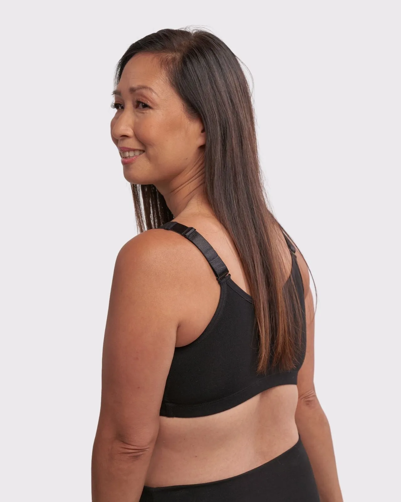 Rora Pocketed Front Closure Bra