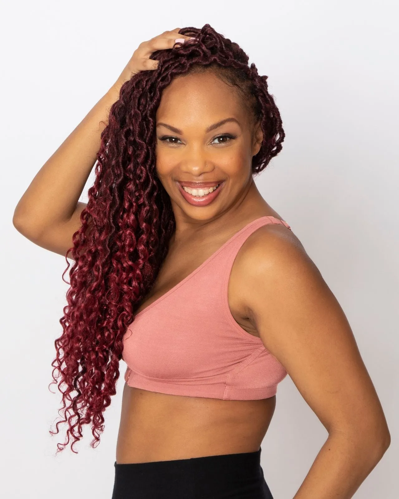 Rora Pocketed Front Closure Bra