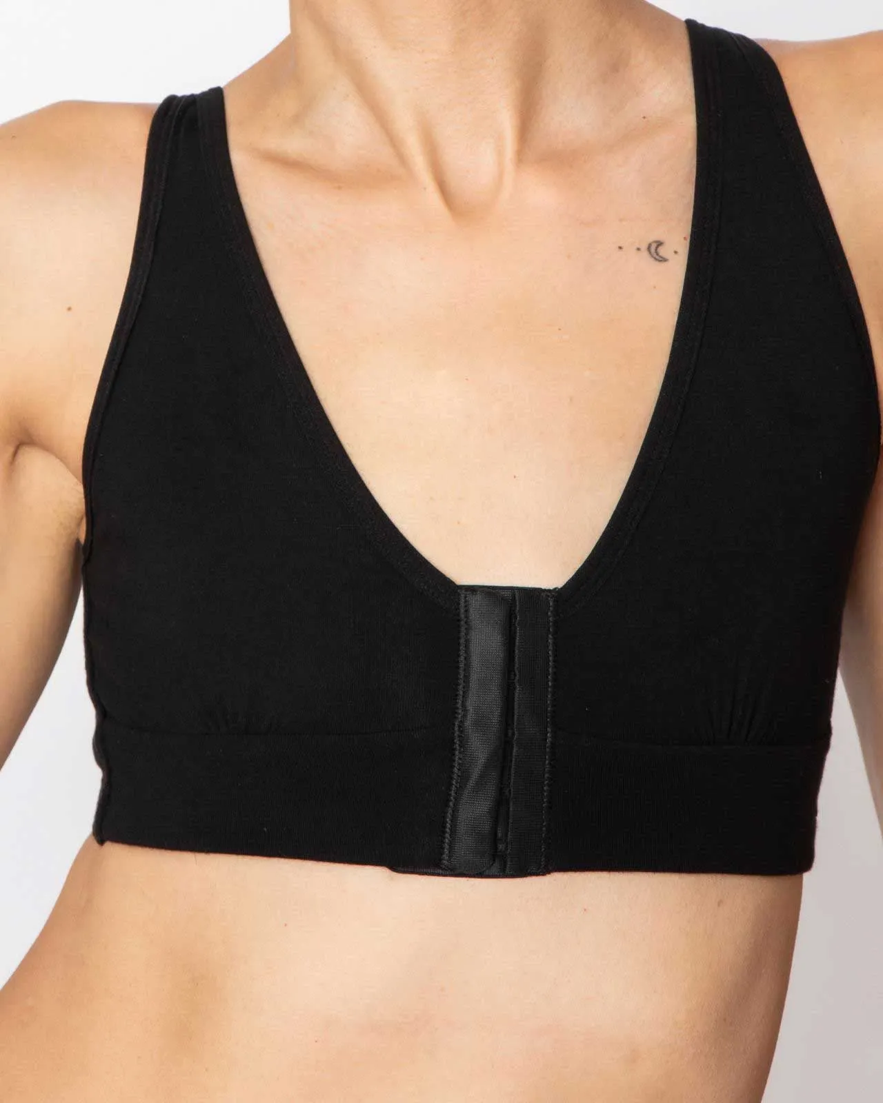 Rora Pocketed Front Closure Bra