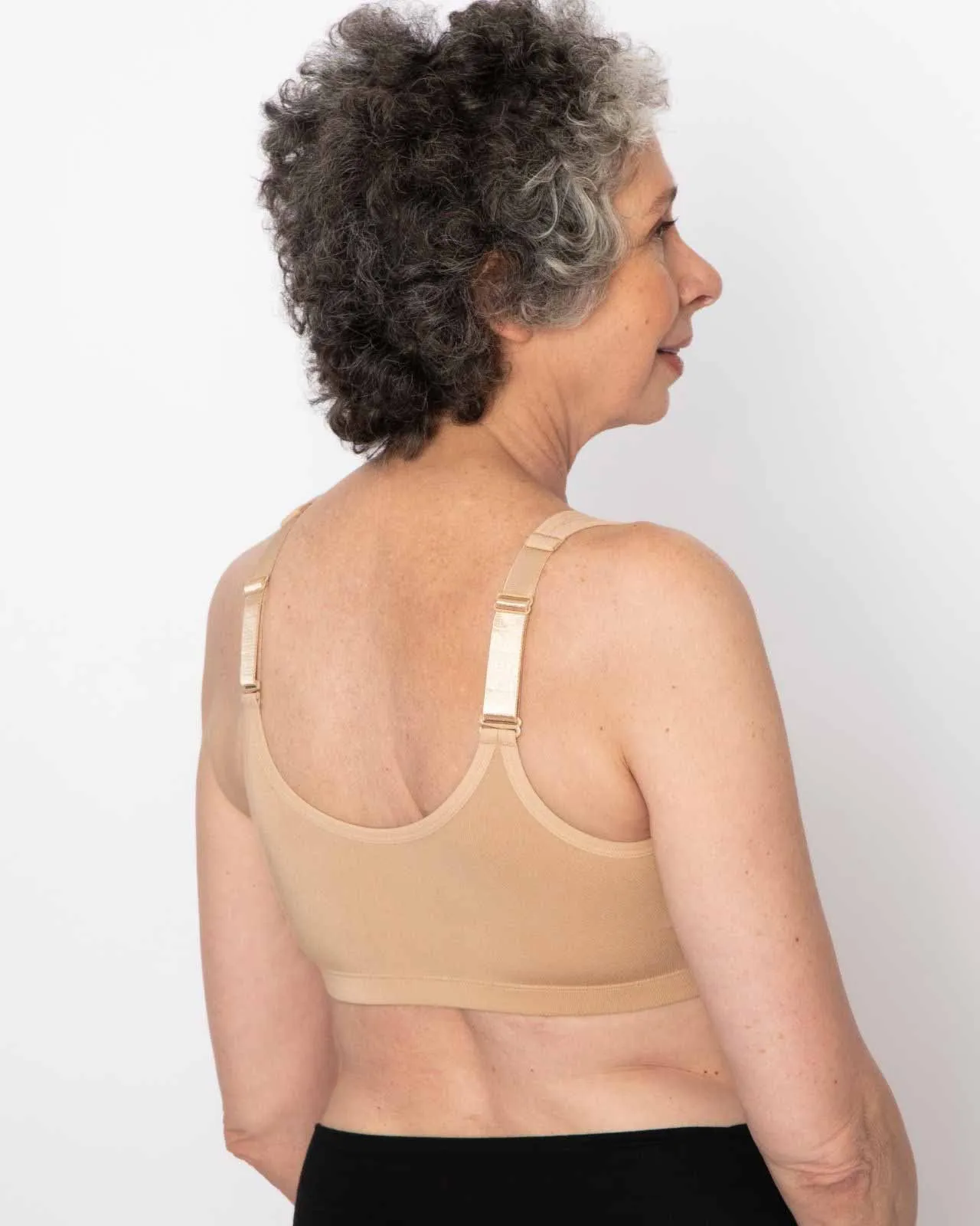 Rora Pocketed Front Closure Bra