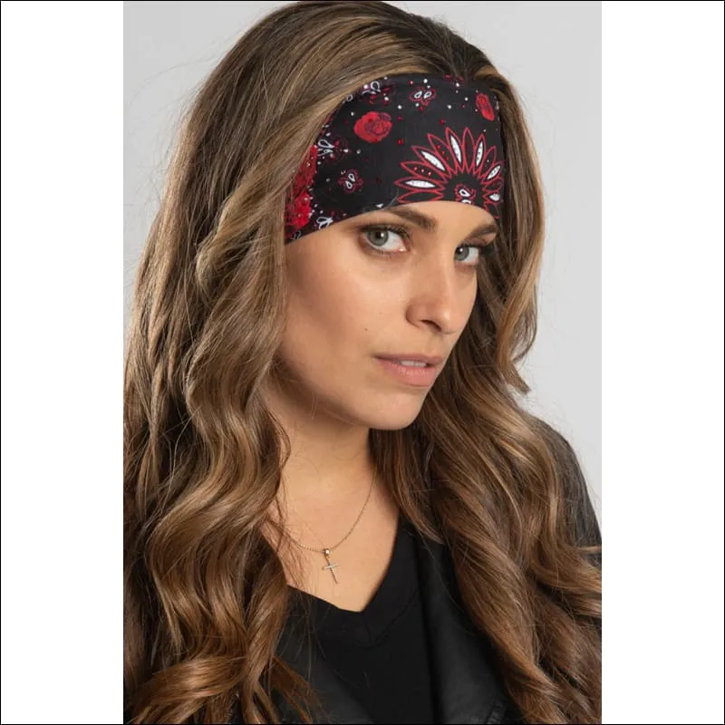 ROSE PAISLEY WITH GEMS THIN EZ BANDZ
