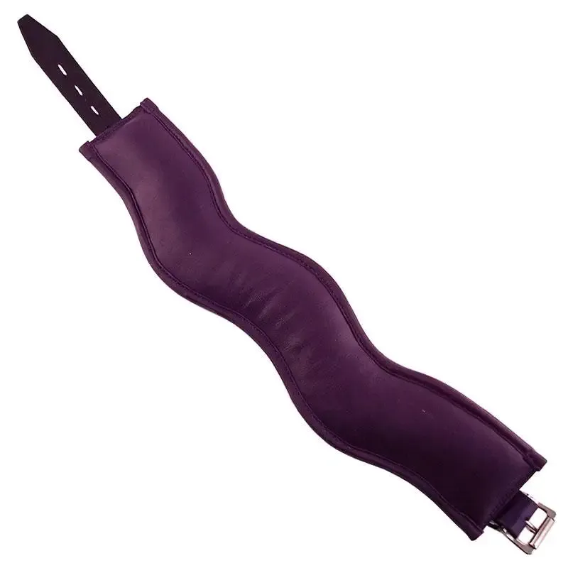 Rouge Garments Purple Padded Posture Collar with D-rings
