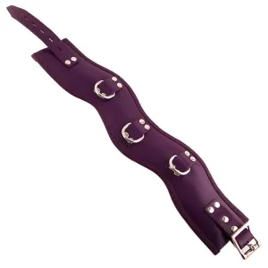 Rouge Garments Purple Padded Posture Collar with D-rings