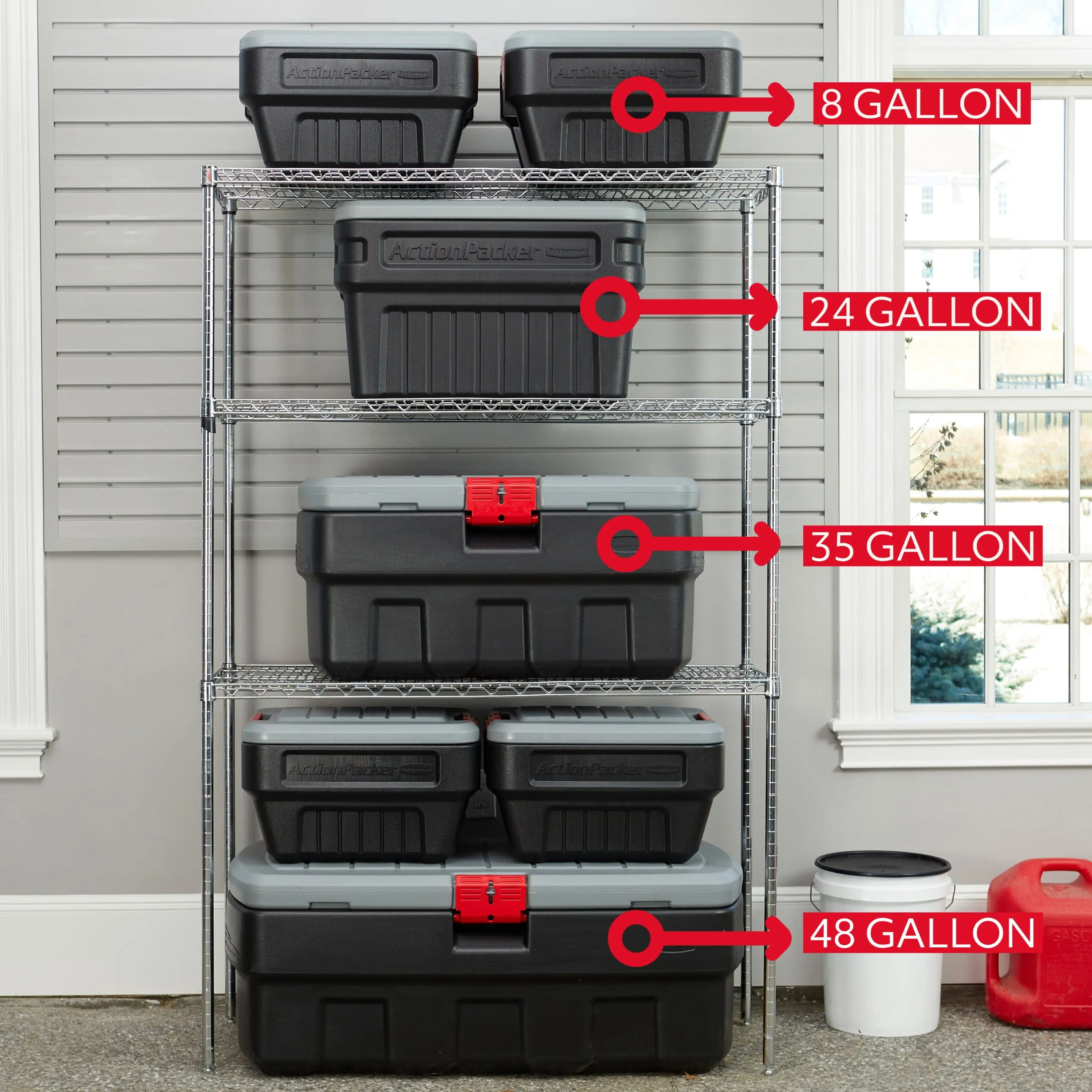 Rubbermaid 8 Gallon Action Packer
