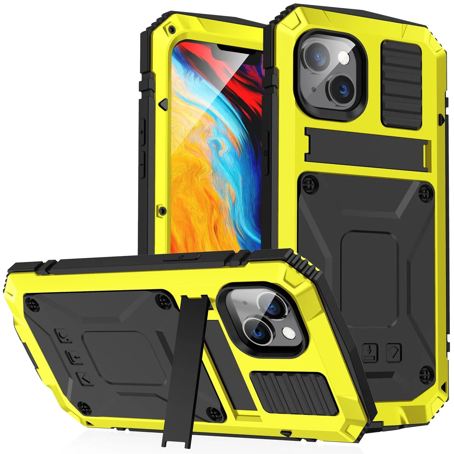 Rugged Heavy Duty Phone Case with Kickstand
