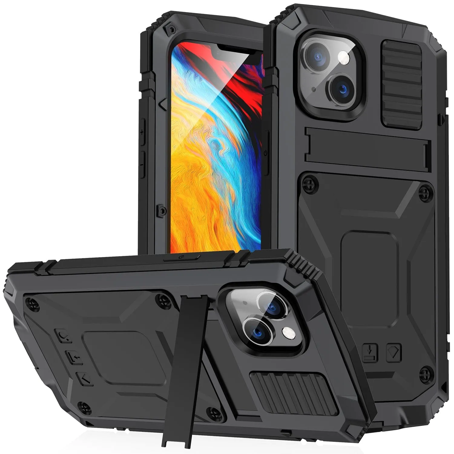 Rugged Heavy Duty Phone Case with Kickstand