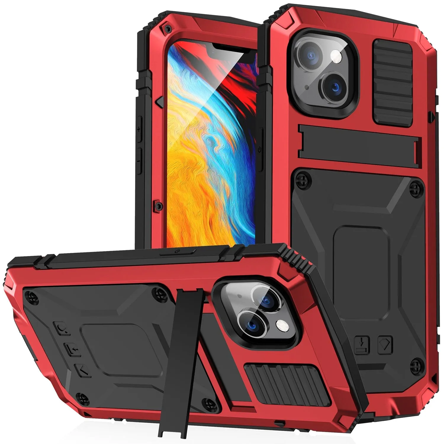 Rugged Heavy Duty Phone Case with Kickstand