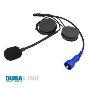 Rugged Radio OFFROAD Wired Helmet Kit with Alpha Audio Speakers & Mic