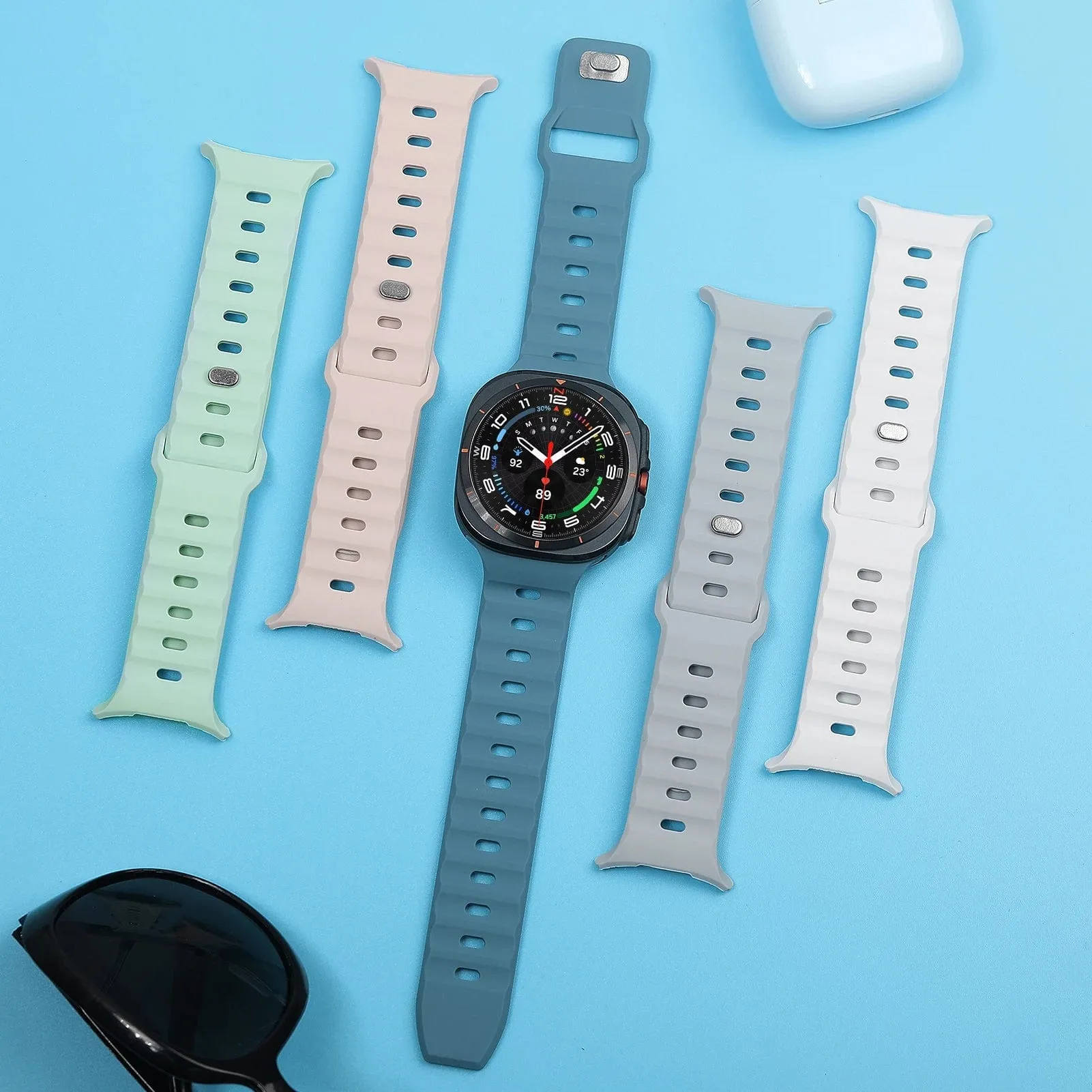Rugged Sports Watch Band For Samsung Watch 7 Ultra