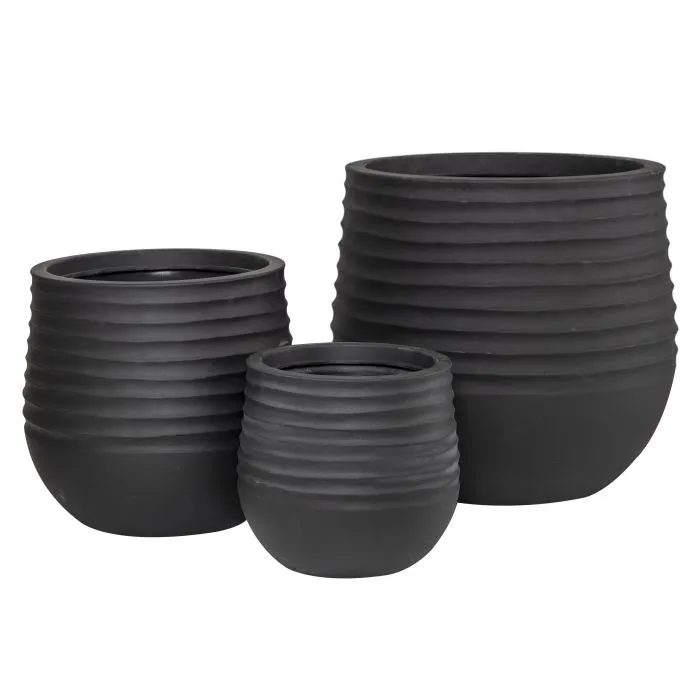 Ryker Stonelite Planter Black 280mm