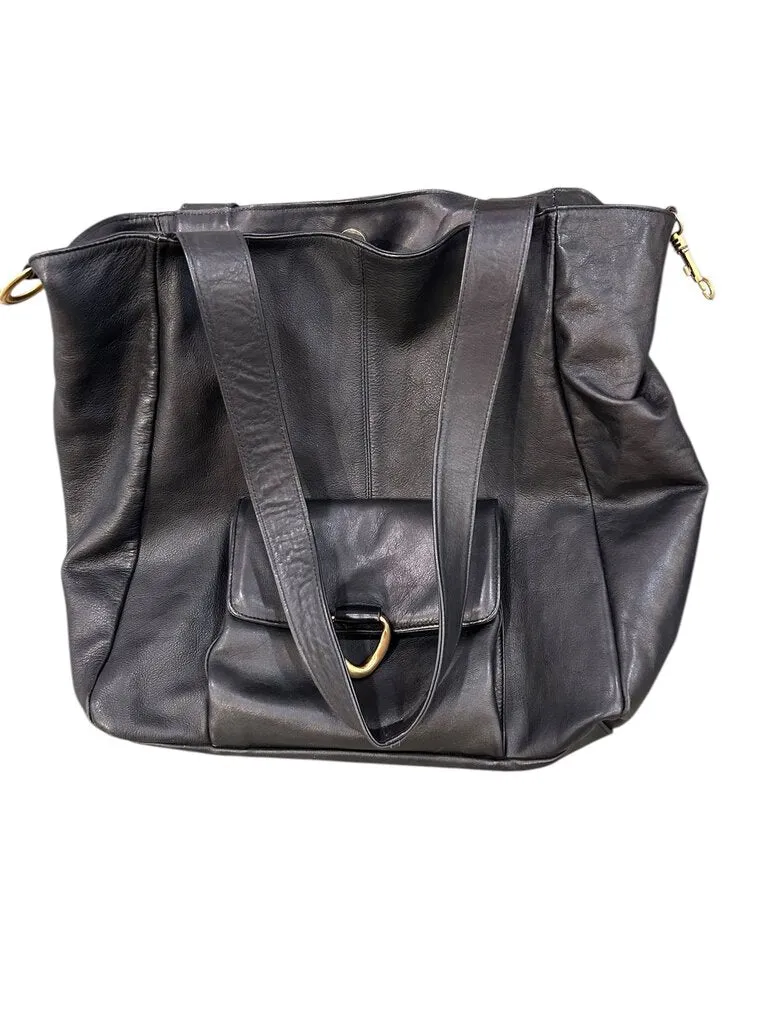 Saks 5th Avenue Black Leather Vintage shoulder bag
