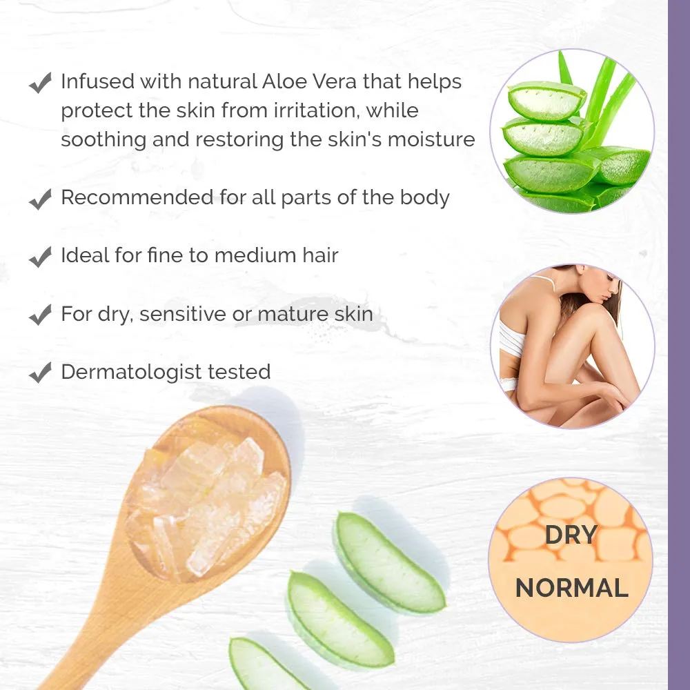 Satin Smooth Aloe Vera Hair Removal Wax 14oz.