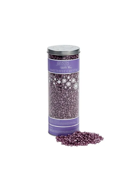 Satin Smooth - Pebble Wax - Amethyst Crystal Hard Wax