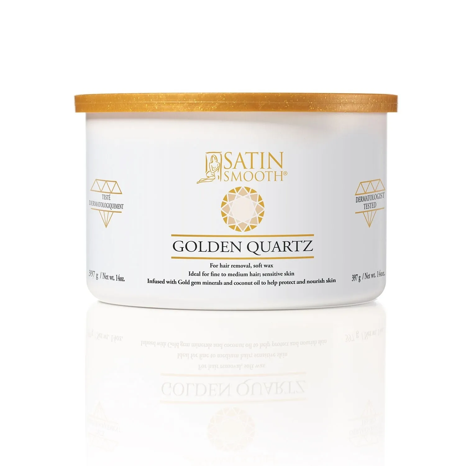 Satin Smooth - Wax Pot - Golden Quartz Wax 14oz.
