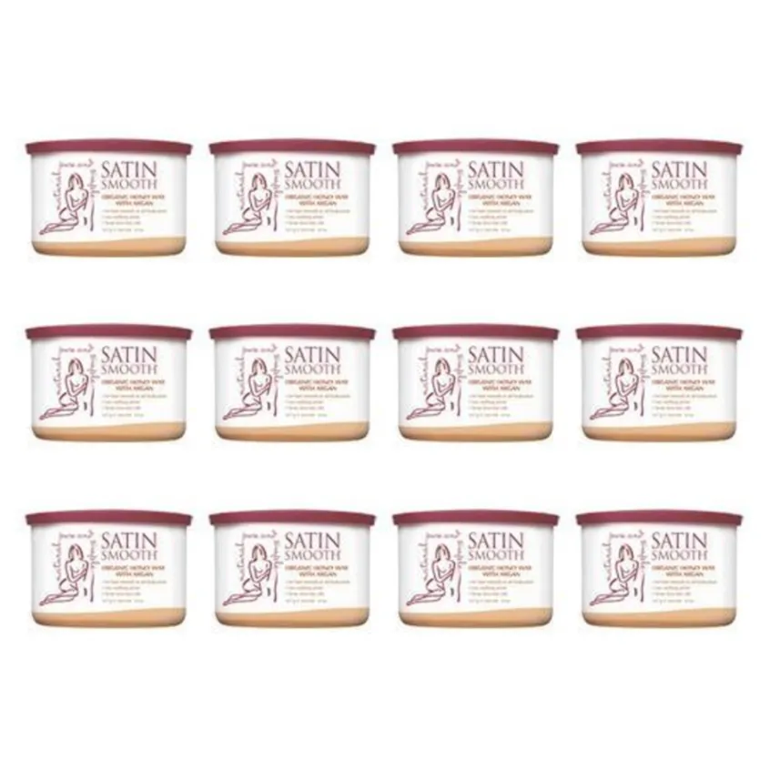 Satin Smooth - Wax Pot - Honey w/ Argan Oil Wax 14oz.