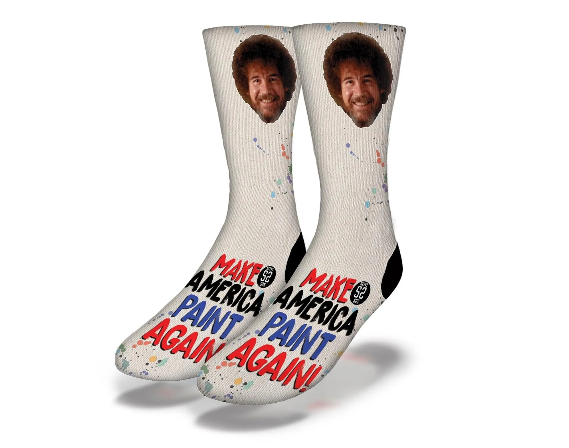 SAVVY SOX B ROSS MAKE AMERICA PAINT AGAIN SOCKS