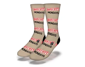SAVVY SOX BOYCOTT MONDAYS SOCKS